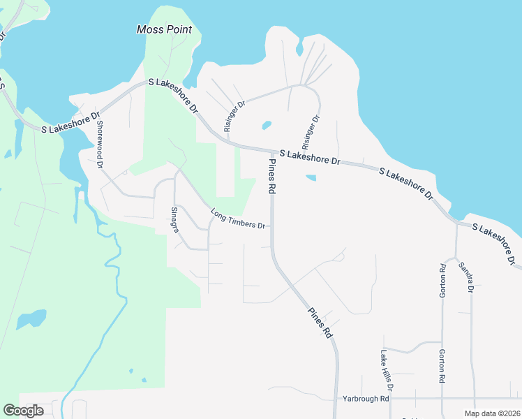 map of restaurants, bars, coffee shops, grocery stores, and more near 3016 Pines Road in Shreveport