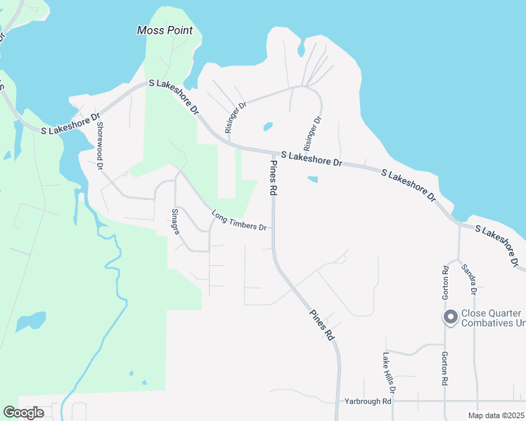 map of restaurants, bars, coffee shops, grocery stores, and more near 3045 Pines Road in Shreveport