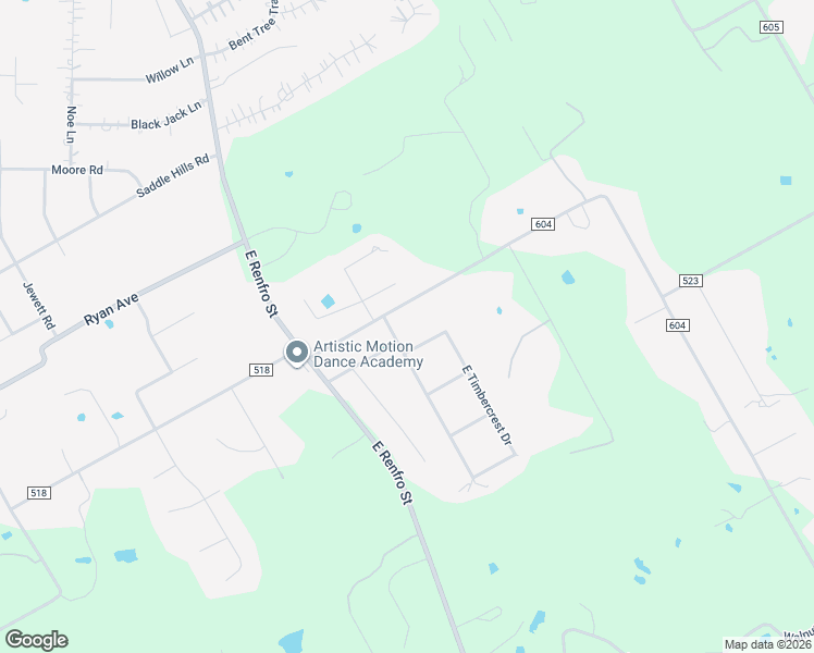 map of restaurants, bars, coffee shops, grocery stores, and more near 3803 West Timbercrest Drive in Burleson