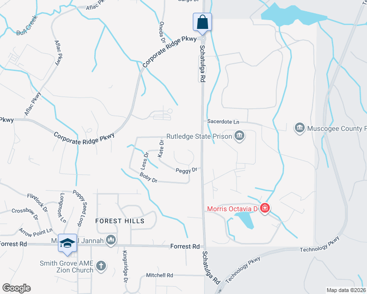 map of restaurants, bars, coffee shops, grocery stores, and more near 5724 Boby Drive in Columbus