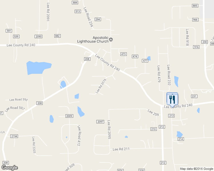 map of restaurants, bars, coffee shops, grocery stores, and more near 34 Lee Road 2080 in Phenix City