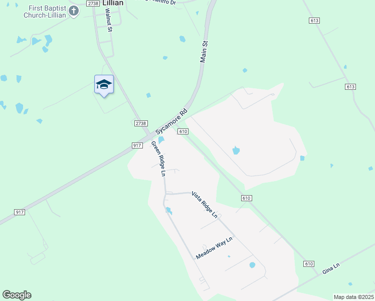 map of restaurants, bars, coffee shops, grocery stores, and more near 4909 County Road 610 in Alvarado