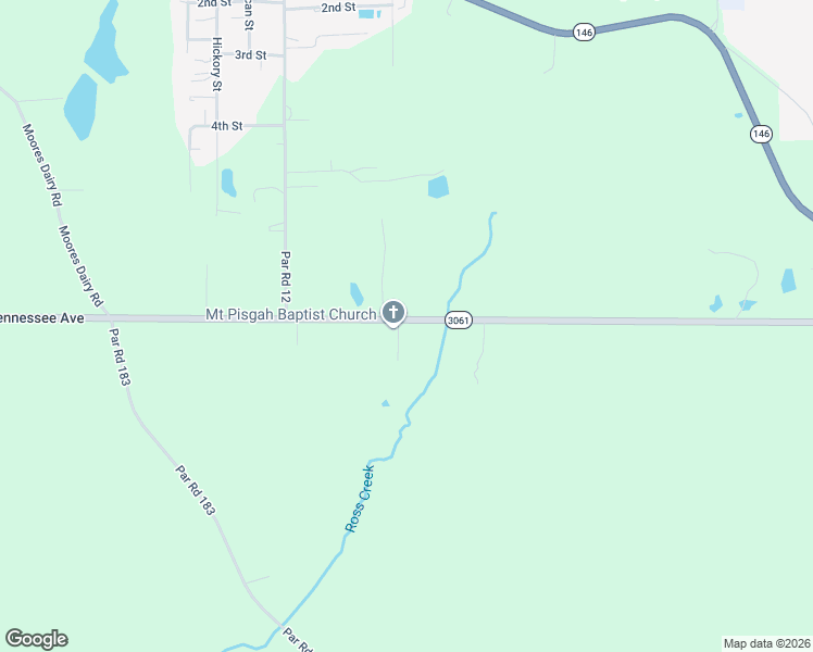 map of restaurants, bars, coffee shops, grocery stores, and more near Highway 3061 in Ruston