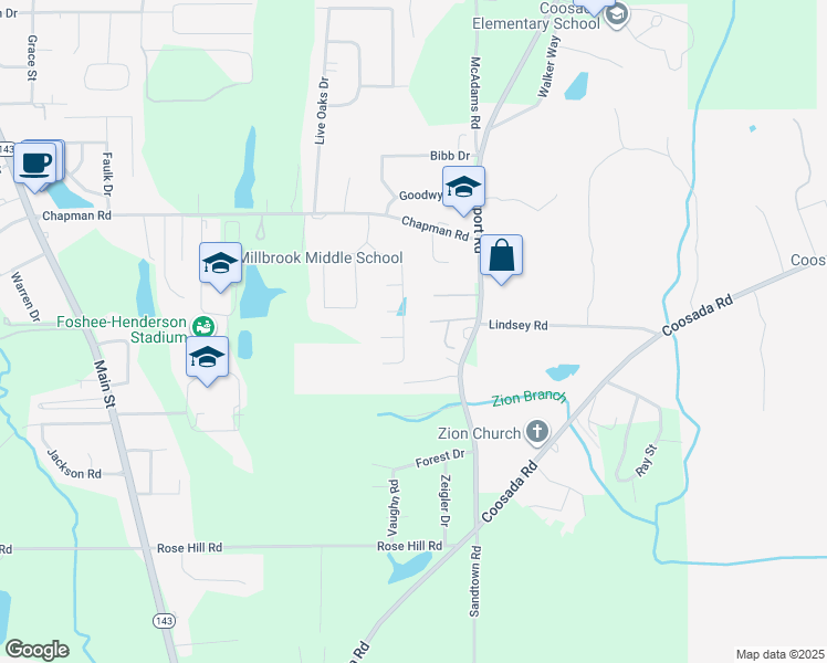 map of restaurants, bars, coffee shops, grocery stores, and more near 231 Woodford Drive in Millbrook
