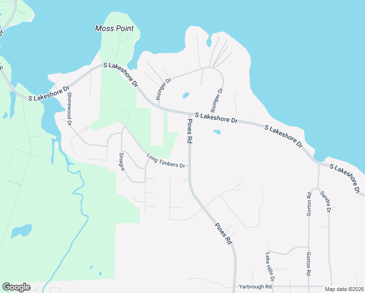 map of restaurants, bars, coffee shops, grocery stores, and more near 3016 Pines Road in Shreveport