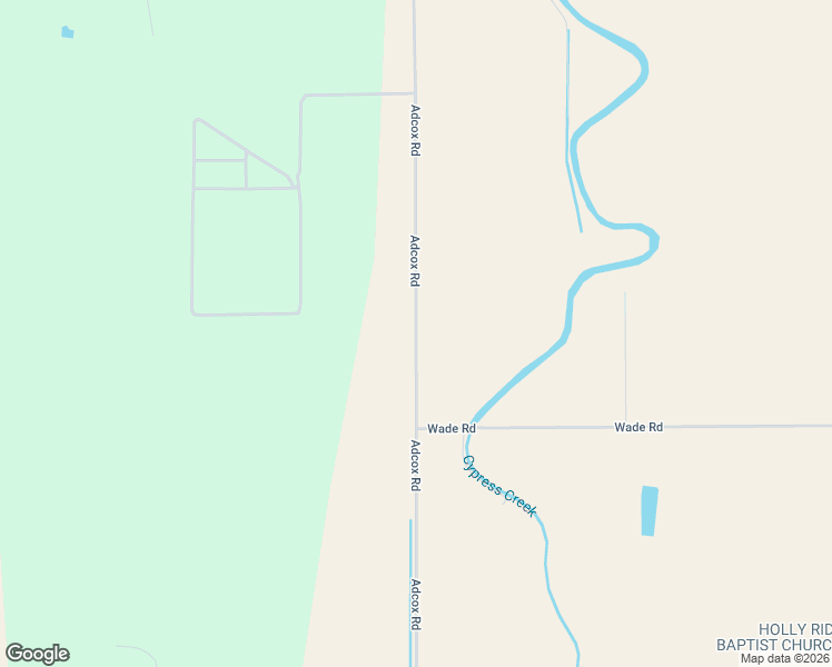 map of restaurants, bars, coffee shops, grocery stores, and more near Adcox Road in Richland Parish