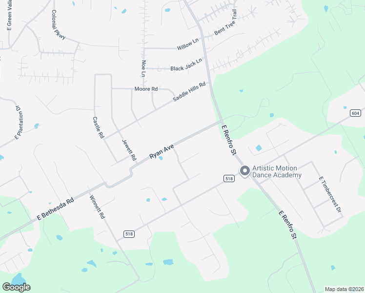 map of restaurants, bars, coffee shops, grocery stores, and more near 323 Ryan Avenue in Burleson