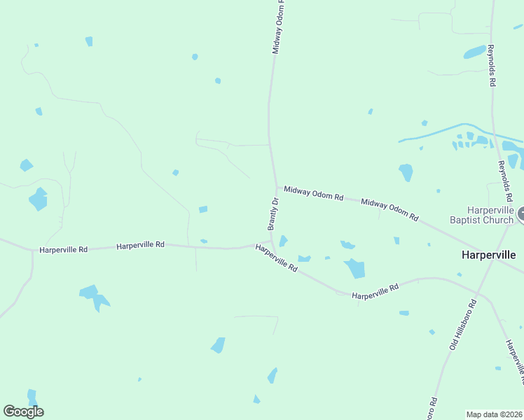 map of restaurants, bars, coffee shops, grocery stores, and more near 1942 Harperville Road in Forest