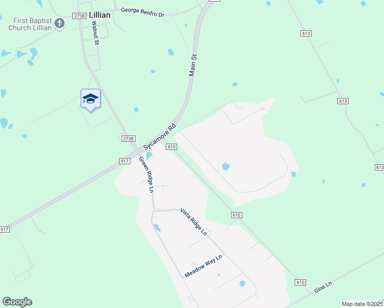 map of restaurants, bars, coffee shops, grocery stores, and more near 4909 County Road 610 in Alvarado