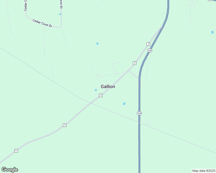 map of restaurants, bars, coffee shops, grocery stores, and more near in Gallion