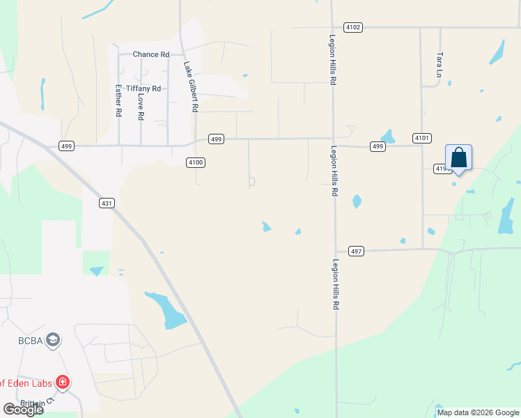map of restaurants, bars, coffee shops, grocery stores, and more near 12601 County Road 499 in Lindale