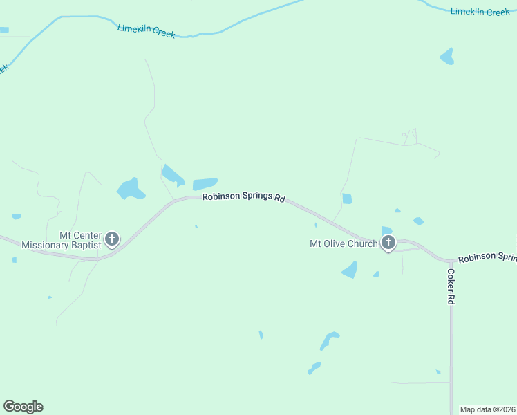 map of restaurants, bars, coffee shops, grocery stores, and more near 619 Robinson Springs Road in Flora