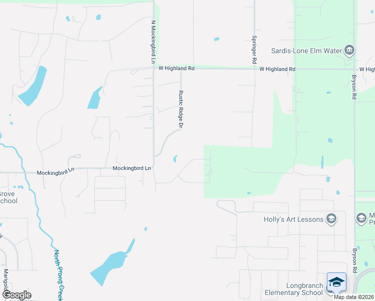 map of restaurants, bars, coffee shops, grocery stores, and more near 1370 Rustic Ridge Drive in Midlothian
