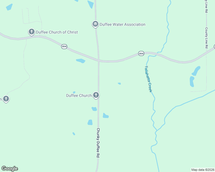 map of restaurants, bars, coffee shops, grocery stores, and more near 11943-12599 Chunky Duffee Road in Little Rock