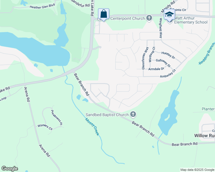 map of restaurants, bars, coffee shops, grocery stores, and more near 127 Parkview Grove in Kathleen