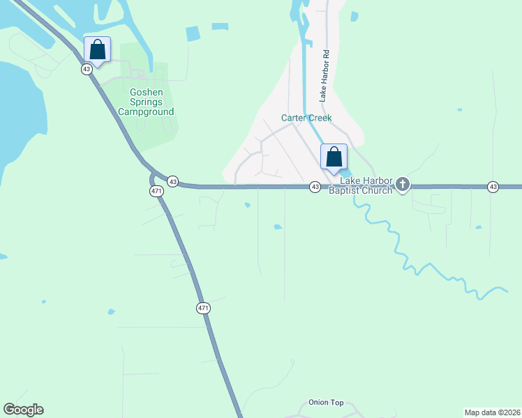 map of restaurants, bars, coffee shops, grocery stores, and more near 4077 Mississippi 43 in Brandon