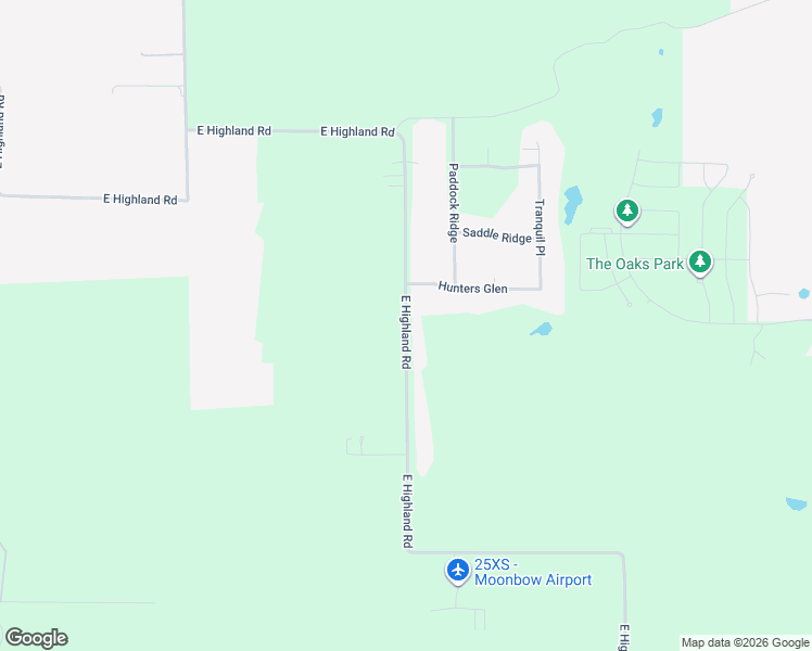 map of restaurants, bars, coffee shops, grocery stores, and more near 1360 East Highland Road in Waxahachie