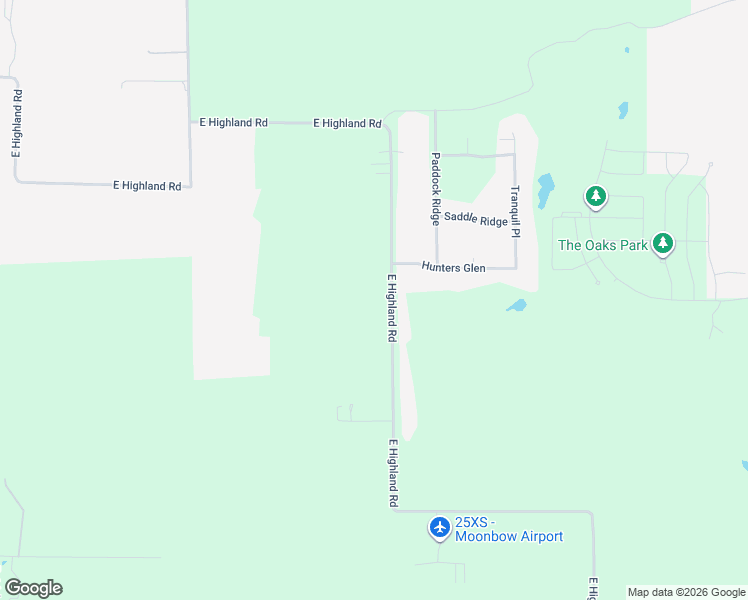 map of restaurants, bars, coffee shops, grocery stores, and more near 1360 East Highland Road in Waxahachie