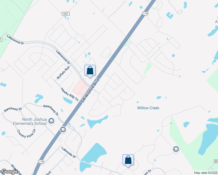 map of restaurants, bars, coffee shops, grocery stores, and more near 516 Laurelwood Road in Burleson