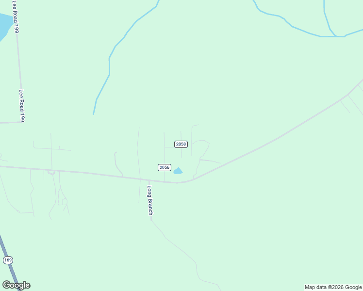 map of restaurants, bars, coffee shops, grocery stores, and more near County Road 2058 in Lee County