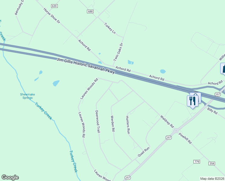 map of restaurants, bars, coffee shops, grocery stores, and more near 108 Green Springs Road in Dublin