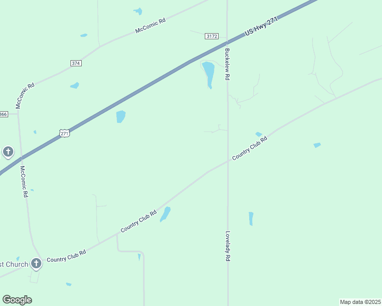 map of restaurants, bars, coffee shops, grocery stores, and more near 23393 County Road 3107 in Gladewater
