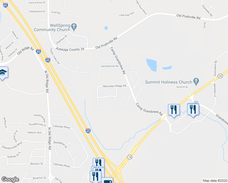 map of restaurants, bars, coffee shops, grocery stores, and more near 46 Pine Mountain Court in Millbrook