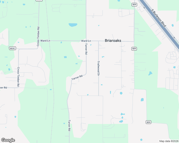 map of restaurants, bars, coffee shops, grocery stores, and more near 2109 Tarver Road in Burleson