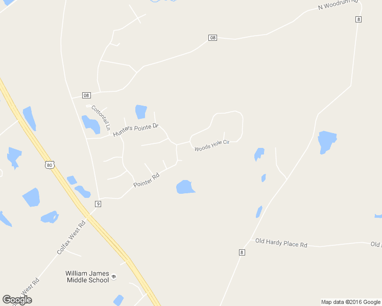 map of restaurants, bars, coffee shops, grocery stores, and more near 802 Woods Hole Circle in Statesboro