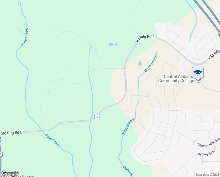 map of restaurants, bars, coffee shops, grocery stores, and more near 1117 Old Ridge Road East in Prattville
