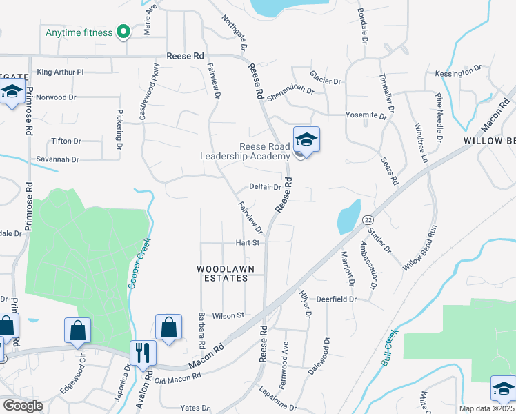map of restaurants, bars, coffee shops, grocery stores, and more near 471 Fairchase Court in Columbus