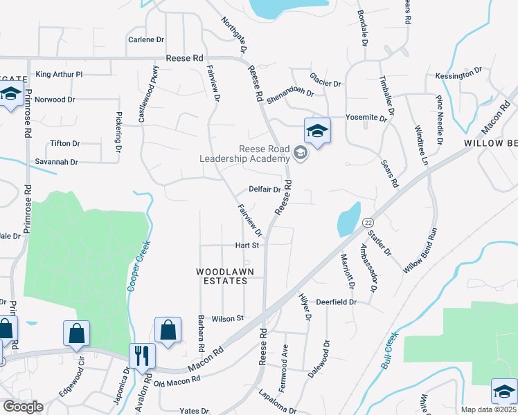 map of restaurants, bars, coffee shops, grocery stores, and more near 476 Fairchase Court in Columbus