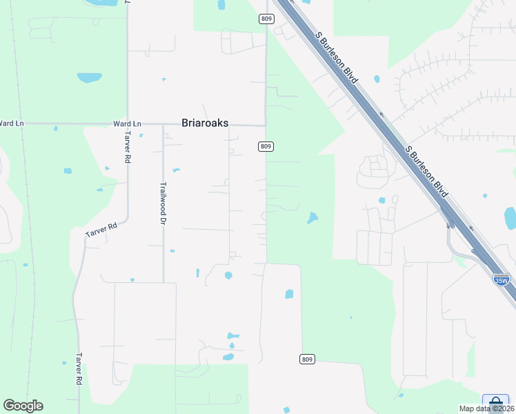 map of restaurants, bars, coffee shops, grocery stores, and more near 132 South Briaroaks Road in Burleson