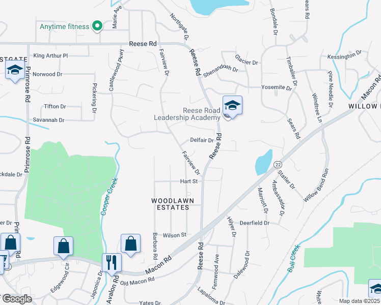 map of restaurants, bars, coffee shops, grocery stores, and more near 471 Fairchase Court in Columbus