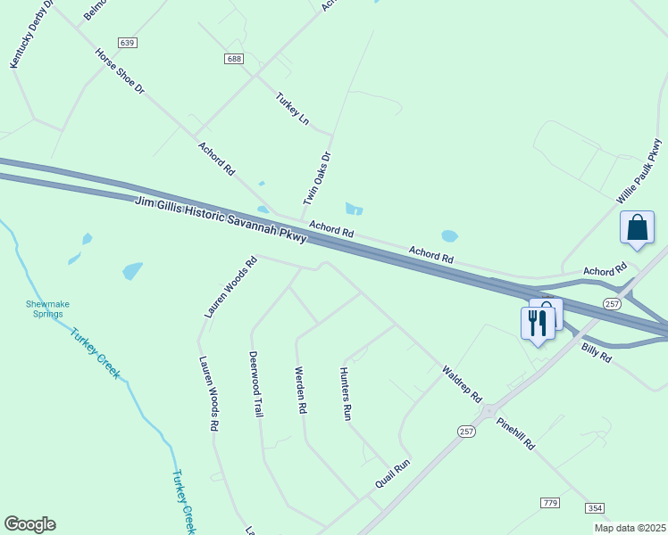 map of restaurants, bars, coffee shops, grocery stores, and more near 100 Deerwood Trail in Dublin