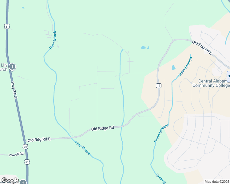 map of restaurants, bars, coffee shops, grocery stores, and more near 1230 Old Ridge Road in Prattville