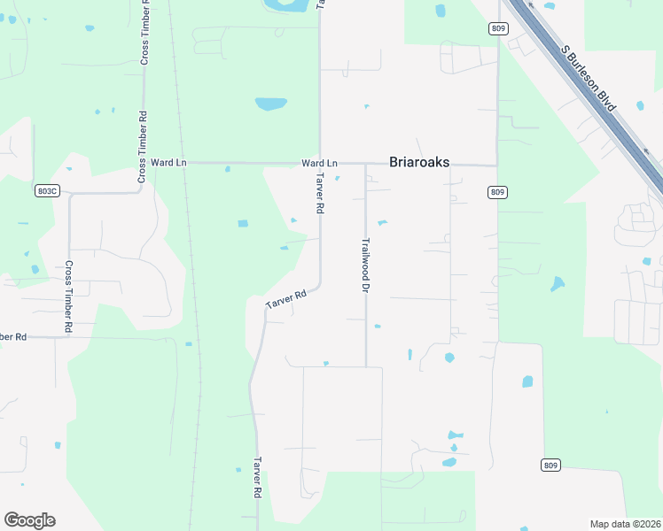 map of restaurants, bars, coffee shops, grocery stores, and more near 2109 Tarver Road in Burleson