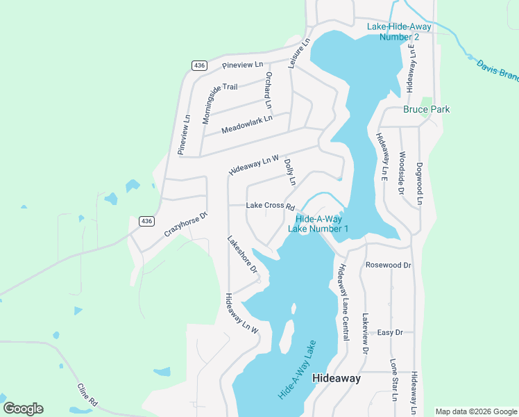 map of restaurants, bars, coffee shops, grocery stores, and more near 1425 Forest Circle in Lindale