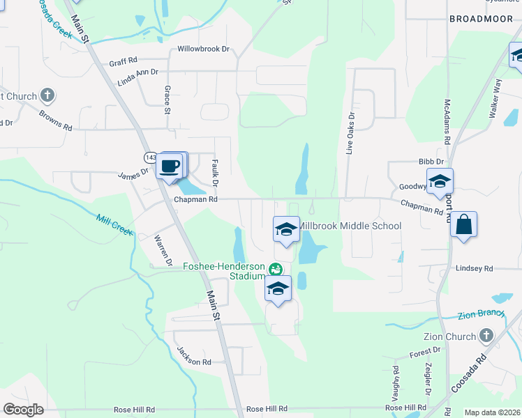 map of restaurants, bars, coffee shops, grocery stores, and more near 70 Cumberland Park Drive in Millbrook