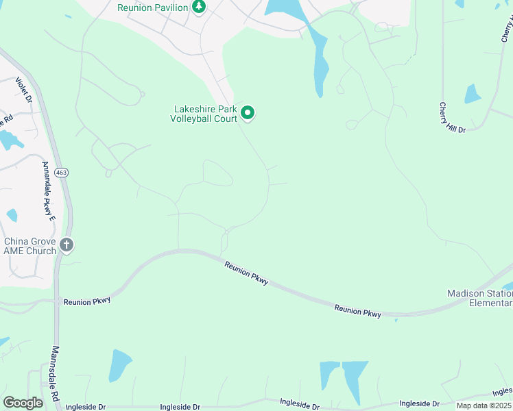 map of restaurants, bars, coffee shops, grocery stores, and more near Reunion Parkway in Madison