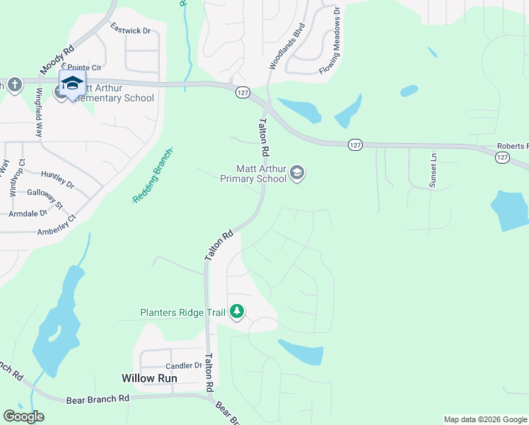 map of restaurants, bars, coffee shops, grocery stores, and more near 237 Talton Road in Kathleen