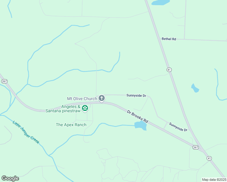 map of restaurants, bars, coffee shops, grocery stores, and more near 386 Sunnyside Drive in Box Springs