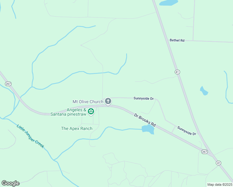 map of restaurants, bars, coffee shops, grocery stores, and more near 386 Sunnyside Drive in Box Springs