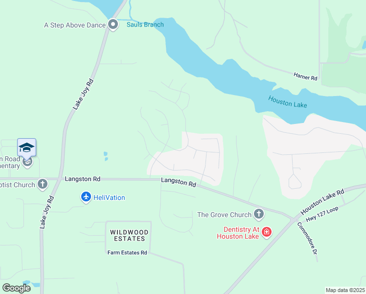 map of restaurants, bars, coffee shops, grocery stores, and more near 204 East River Cane Run in Perry