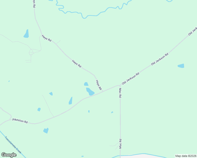 map of restaurants, bars, coffee shops, grocery stores, and more near 165 Hays Road in Conehatta