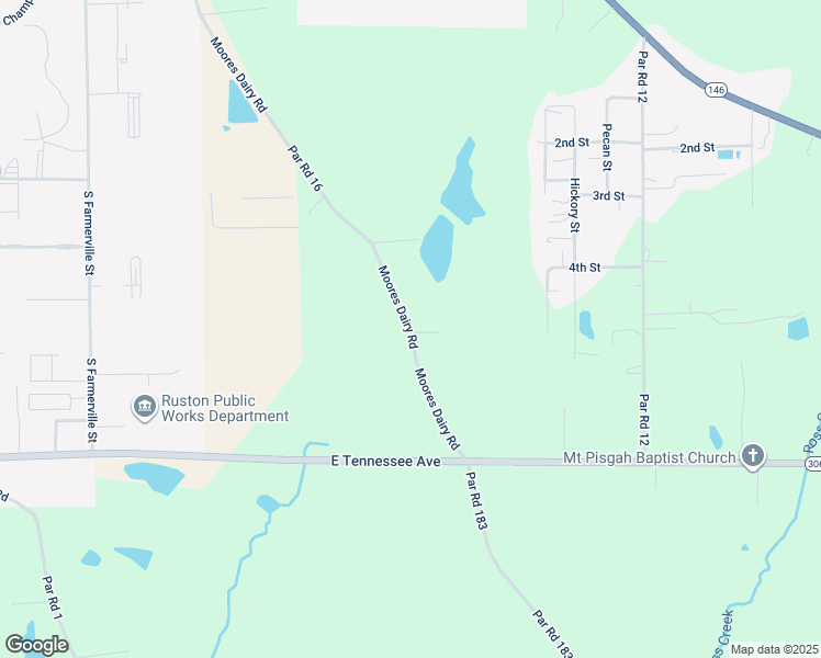 map of restaurants, bars, coffee shops, grocery stores, and more near 2039 Moores Dairy Road in Ruston