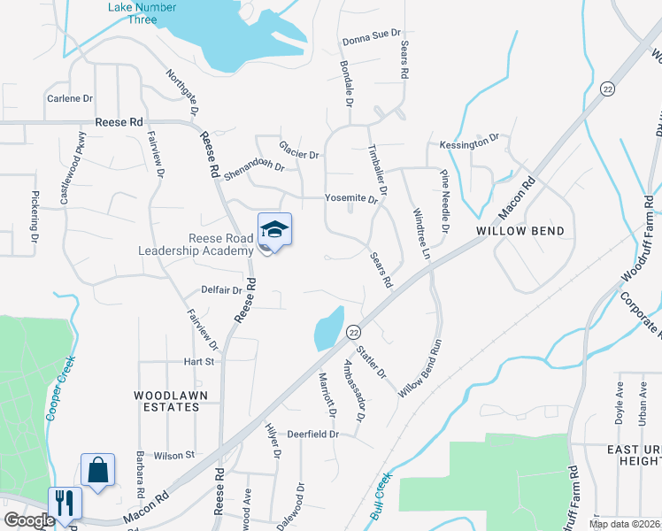 map of restaurants, bars, coffee shops, grocery stores, and more near 3912 Timbalier Drive in Columbus