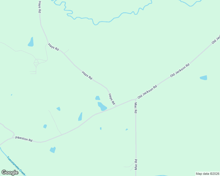 map of restaurants, bars, coffee shops, grocery stores, and more near 165 Hays Road in Conehatta