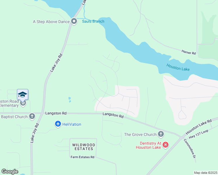 map of restaurants, bars, coffee shops, grocery stores, and more near 204 East River Cane Run in Perry