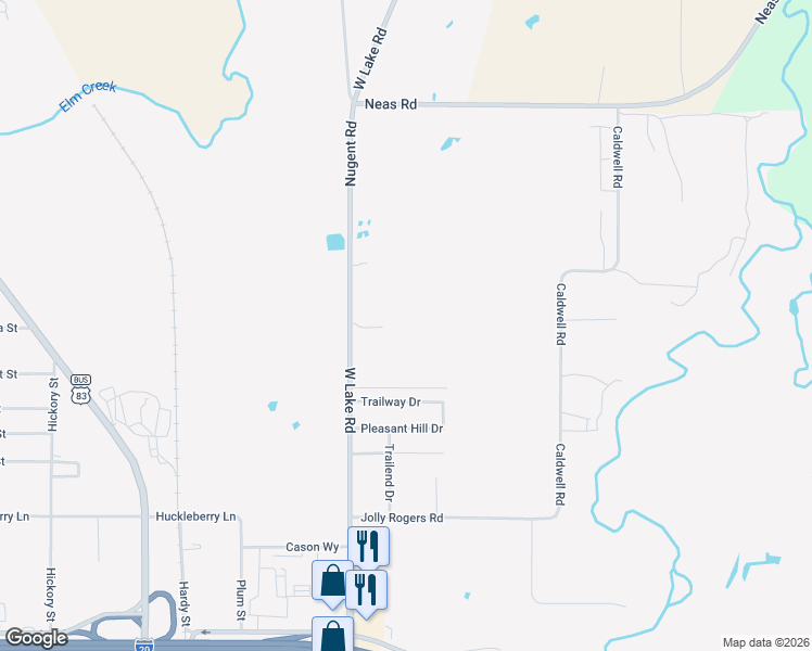map of restaurants, bars, coffee shops, grocery stores, and more near 4051 Farm to Market Road 600 in Abilene